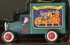 St  John Tin Toy Santa Happy Holidays Truck Christmas Ornament Miniature Boxed