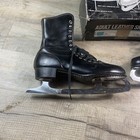 Sears Roebuck Ice Skates Vintage 50s Mens Figure W  Original Box Size 11 Black