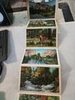 Vintage Yosemite National Park Souvenir Fold- Out Photo Cards 1940s-50s Ca