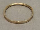 Antique Gold Filled Kids   Child Hinged Bangle Bracelet   Vintage