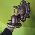 625cm Pair Antique 1910 s  20 s Victorian Brass Wall Sconces Fixtures