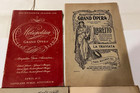 Vtg Metropolitan Opera House New York Cleveland 1920s 1930s Programs Libretto