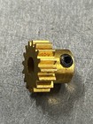 Qty 1 Tradeship Brass Spur Pinion Gear Mod 0 5 Pitch 16 Teeth 1 8    Bore Slot Car