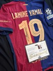 Lamine Yamal Signed Fc Barcelona Rare Shirt jersey   Coa  read Description 