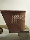 Vintage 1950 s Taylor Tot Metal Wood Baby Stroller Walker Burgundy red  Parts 
