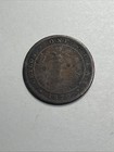 1870 Ceylon Sri Lanka One Cent  Victoria  Sri Lankan 1c Coin