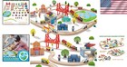 Wooden Train Set With Tracks  Compatible With Major Brands