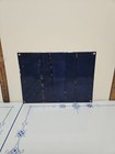  restricted Area Keep Out  Vintage Porcelain Sign  Blue  With White Lettering