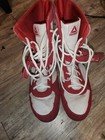  rare  Reebok Boxing Boots Men   s Size 10 5 In Red