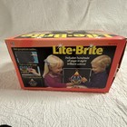 Vintage Lite Brite Milton Bradley Light Bright Toy 1993 Original Pegs   Box