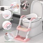 Anti-shake Potty Training Toilet Seat With Step Stool Ladder For Kids Boys Girls