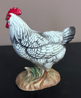 Vintage Ceramic Rooster Figurine Cottagecore Country 5  Tall Farmhouse