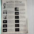 Decorative Quilling Papercraft Pattern Instruction Vintage Leaflet 1973