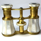 Antique Lemaire Mother Of Pearl Opera Glasses Franklin   Co Paris France