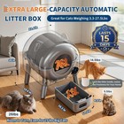 Automatic Litter Box  Self Cleaning Litter Box With App Control  72l Cat Robot