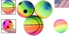 3-pack 6-inch Vinyl Balls For Kids  Indoor   Outdoor Fun - Rainbow Colors 