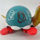 Fisher Price Tip Toe Turtle Pull Along Toy Tortoise Working Bell Vintage 1962
