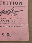 Pga Player Joe Kirkwood Sr Golf Exhibition Bag Tag Legendary Trick Shot Artist
