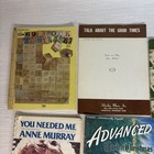 Vintage Piano Sheet Music Books Lot Of 11  Hanon Hymns  Christmas Popular Songs