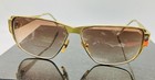 Vintage 1980 s Laura Biagiotti T608 s Gold Metal Sunglasses Italy
