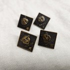 Vintage Bsa Parent Pins Set Of 4 Bobcat Wolf Bear Tiger Cub Buttons Cub Scouts