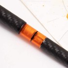Conklin Word Gauge Carbon Stealth Fountain Pen - Orange