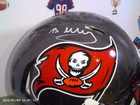 Bucky Irving Autographed Full-size Speed Authentic Helmet W visor  Beckett Coa