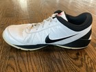 Nike Air Ring Leader Low White black red Leather Sneakers 488102-100 Men s Sz 11