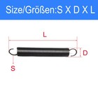 Extension Spring Tension Spring Dual Hook Spring Steel Wire 2mm Heavy Duty