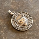 Boy Scouts Of America Cub Scouts Bobcat Vintage Sterling Silver Charm