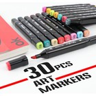 30 Colors Alcohol Markers Set Dual Tips Permanent Art Drawing For Kids   Adult