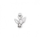 925 Sterling Silver Holy Spirit Pendant Medal Necklace With Chain   Box
