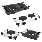 2000w Portable Electric Double Burner Hot Plate Cooktop Stove Cooking Countertop