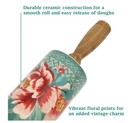 The Pioneer Woman Merry Meadows 17 72-inch Ceramic Rolling Pin