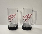 Lot Of 2 Vintage George Strait Starglas Light Up Cup Official Merch Memorabilia 