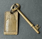 Vintage Sir Francis Drake Hotel - San Francisco  Ca - Brass Key Fob   Key - Rare