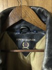Leather Mens Bomber motorcycle Jacket Tommy Hilfiger Xxl 