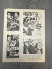 Sing Cowboy Sing 1944 Original Movie Pressbook Tex Ritter Western Film Promo