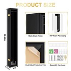 Baseball Bat Display Case Wall Mounted Vertical Or Horizontal Wooden Frame W    
