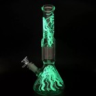 12 5   Hookah Water Smoking Pipe Glass Bong Beaker Bubbler W  Ice Catcher Bongs