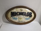 Vintage Michelob Beer Oval Bubble Front Wall Sign Bar Mancave Garage