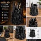 Wizard Castle Pen Holder     Magical Desk Organizer     Fantasy Gothic Pencil Cup