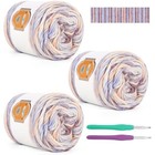 Gradient Yarn For Crocheting  3 Skeins Gradient Yarn 100g  3 52 Oz  21