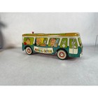 Chein Peanuts  happiness Is An Annual Outing  Toy Tin Bus 1950 s