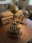 Brass Orrery Model Solar System   Steampunk Mechanical Planetary Sculpture  