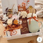 Seller Fall Gift Box For Her hostess Thank You Gift Basket cozy Blanket   Candle