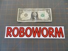 Large Roboworm Fishing Sticker - 10 X 2 Inch
