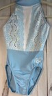 Gk Elite Simone Biles Something Blue Wedding Lace Pearl Gymnastics Leotard As