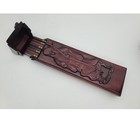 Vintage Carved Wood Chinese Chopstick Flip Top Storage Box 16 Wooden Chopsticks 