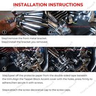 Tappet Block Accent Cover For Harley Dyna Street Bob Fxdb Softail Fat Boy Flstf